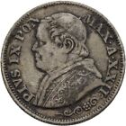 Vatikan 10 Soldi 1868 Papst Pius Ix. Silber  2,5 G  Original  #Cpg343