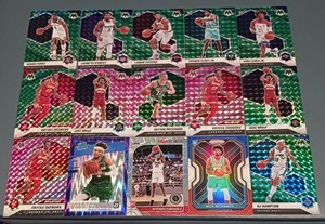 2020-21 Panini 15 Card RC Prizm Lot Mosaic Prizm NBA Hoops Optic