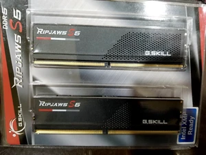 G.Skill RipJaws S5 64GB (2 x32GB) DESKTOP RAM DDR5-6400, F5-6400J3239G32GX2-RS5K - Picture 1 of 1