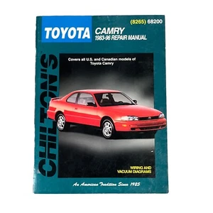 TOYOTA CAMRY 1983 thru 1996 CHILTON REPAIR MANUAL (8265) 68200 - Picture 1 of 8