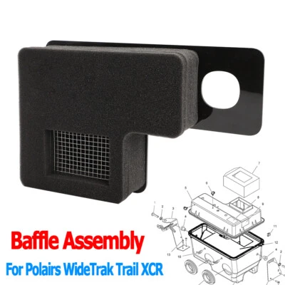 Baffle Assembly 1253102 For Polaris 92-16 Indy XCR WideTrak Trail Classic Sport - Image 1 of 4