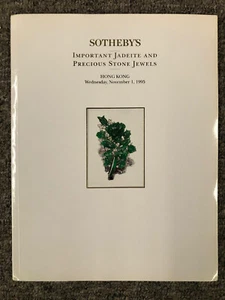 Sotheby's Hong Kong Important Jadeite and Precious Stone Jewels 1995 - Picture 1 of 1