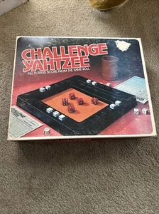 Vintage Challenge Yahtzee Board Game 1980 Milton Bradley Complete - Picture 1 of 5