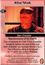 Kha 'Mak-Deluxe-Babylon 5 CCG TCG