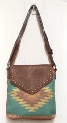 Bolso de hombro BLAZIN ROXX marrón cartera de transporte oculta Foto 1 de 4