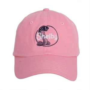 Youth Pink Shelby Cobra Mustang in Circle Hat * Cute Girls Cap * Free USA Ship! - Picture 1 of 5