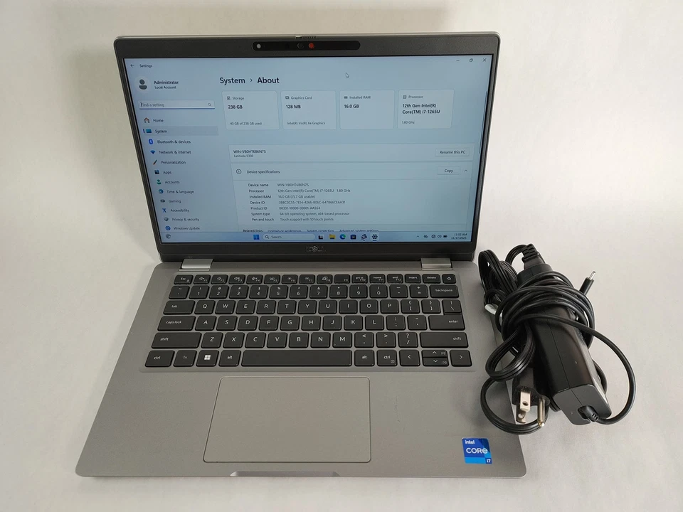 Dell Latitude 5330 Core i7-1265U 1.80GHZ 16GB 256GB De Nvme Windows 11 - Imagen 1 de 4