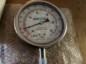 PIC Messgeräte AMMONIAK-LF-404CF Bodenmontage Glycerin gefüllt Ammoniak Messgerät mit SS - Bild 1 von 7