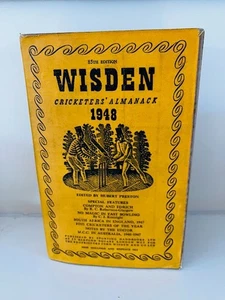 1948 WISDEN CRICKETERS' ALMANACK ORIGINAL SOFTBACK - Picture 1 of 5