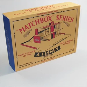 Matchbox Lesney Accessory MG-1b2 Esso Garage Service Station C Style Repro Box - Picture 1 of 4