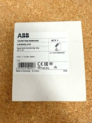 RELÉ DE MONITOREO DE NIVEL DE LÍQUIDO ABB 1SVR730850R0200/CM-ENS.21S *NUEVO SELLADO EN CAJA* Foto 1 de 2