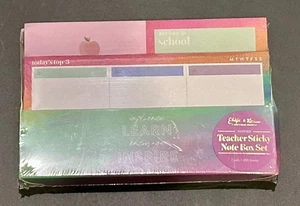 Neu Erin Condren Lehrer Box Set Notizblöcke & Haftnotizen 7 Blöcke/260 Blatt - Bild 1 von 2