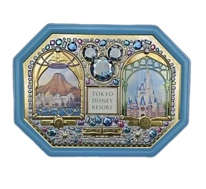 Tokyo Disney Resort Caja de Lata Souvenir Octágono Vacía - Imagen 1 de 16