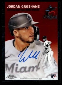 Jordan Groshans RC #CPA-JG Topps 2023 cromo platino aniversario automático - Imagen 1 de 2