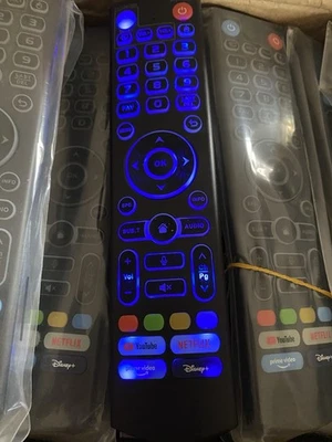 UVIEW Universal Backlit Bluetooth Voice Remote. vSeeBox, MAGAbox, SuperBox, Supercaja