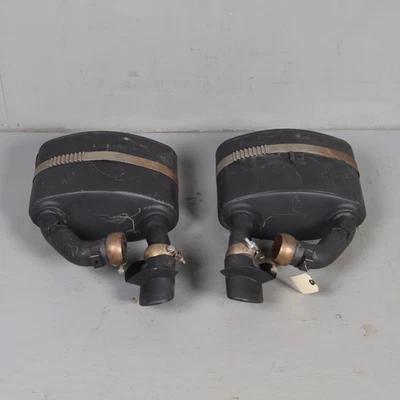 1995-1998 Porsche 911 993 Exhaust Muffler Right Left Pair Fister Bypass OEM Used Foto 1 de 4
