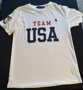 Polo Ralph Lauren Team USA 2020 Summer Olympics T-Shirt - Boys Medium 10-12 - Picture 1 of 3