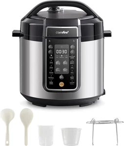 COMFEE’ Pressure Cooker 6 Quart with 13 Cooking Functions, Olla De Presion Non-S - Picture 1 of 12