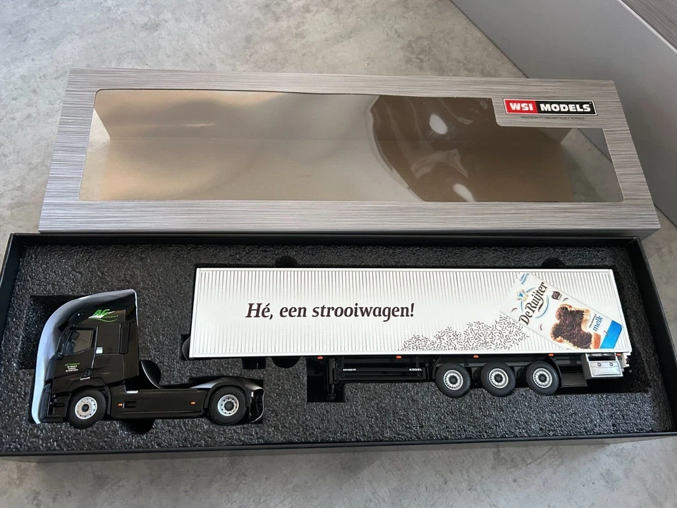 WSI 1:50 AG trasporto Renault T evo 4x2 + box rimorchio - Immagine 1 di 1