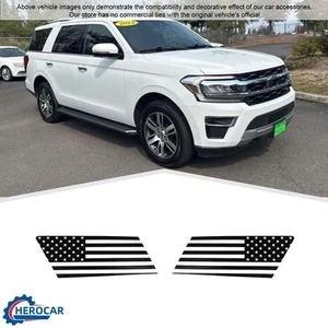 2x Rear Back Window Gloss Sticker Trim Decal Cover For 2018+ Ford Expedition Max - Bild 1 von 9