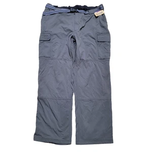 NWT Duluth Dry on the Fly Fleece-Lined Cargo Pants 2XL Gray Men Hiking Outdoor - Picture 1 of 16