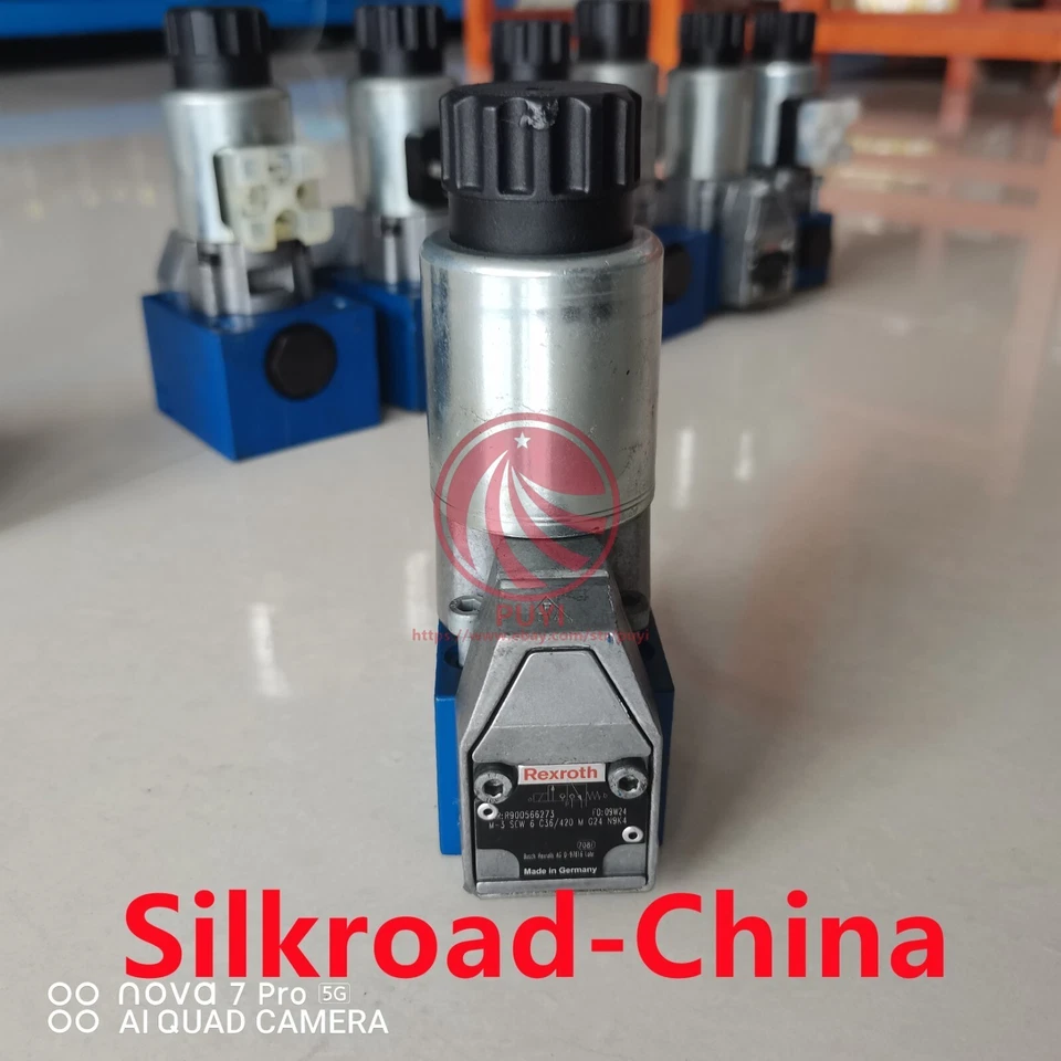 Válvula de esfera de alta pressão Rexroth R900566273 M-3SEW6C36/420MG24N9K4 estoque antigo - Imagem 1 de 4