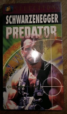 Predator VHS New Sealed 20th Century Fox Selections Arnold Schwarzenegger Movie - Image 1 of 2