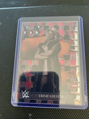 2025 topps chrome wwe cactus jack Trish Stratus # 9 red and black flannel - Image 1 of 2