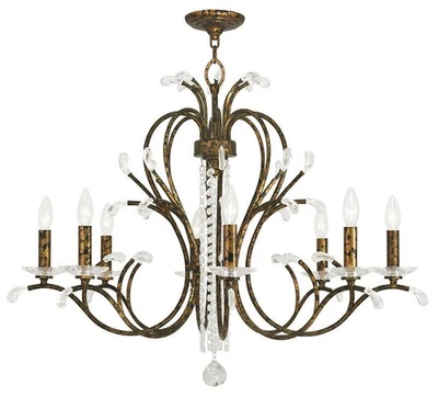 Livex Lighting 51008-71 Serafina Chandelier Hand Applied Venetian Golden Bronze - Image 1 of 4