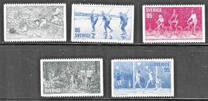 Sweden (1977) - Scott # 1196 - 1200, MNH - Picture 1 of 1