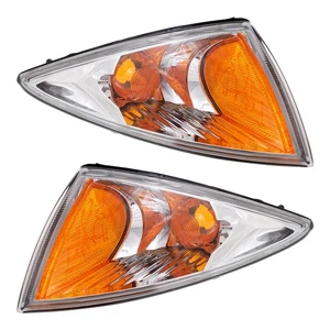 Park Signal Lights Set fits 2000-2002 Chevrolet Cavalier Pair Side Marker Lamps - Picture 1 of 9