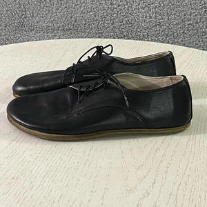 Aintap Schuhe Damen 42/11 schwarz Ledergefühl barfuß handgefertigt elegant Oxford - Bild 1 von 16