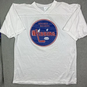 Vintage Hibbing Hockey School Hockey Jersey Minnesota High School Hockey Size XL - Picture 1 of 9