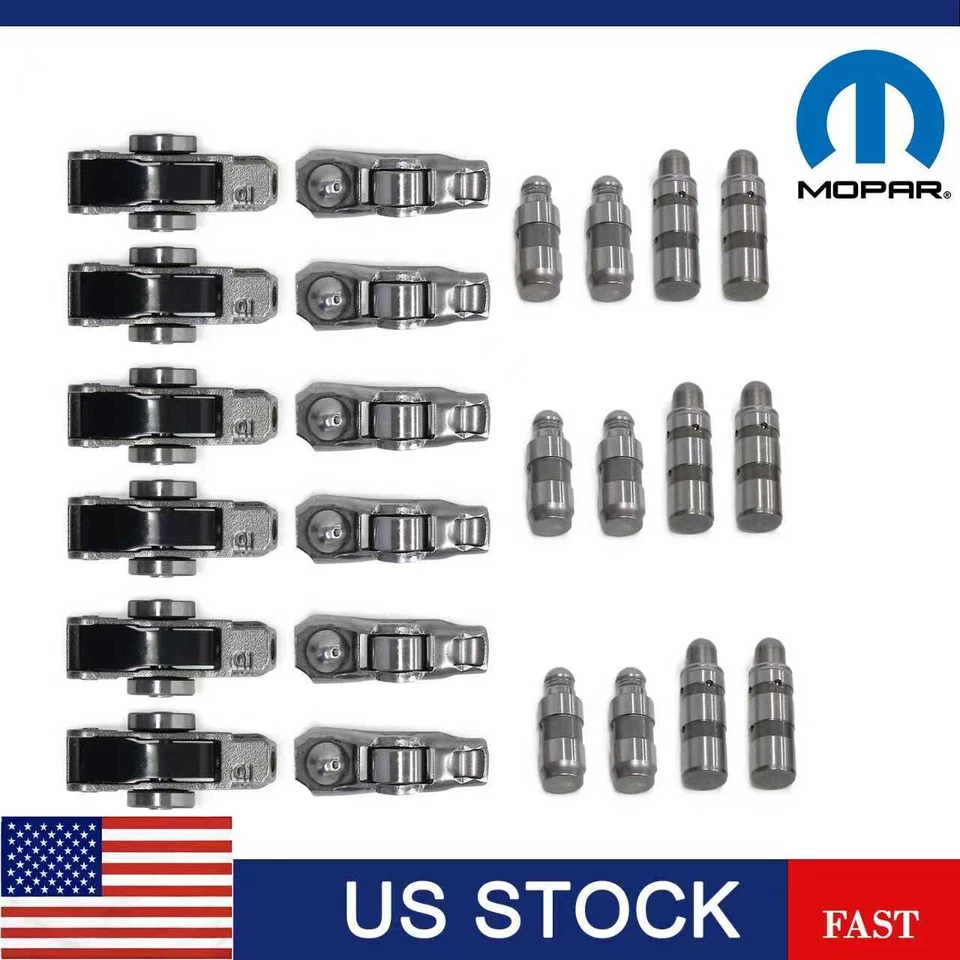 Jeep Chrysler Dodge Ram 3.6L 16-24 Intake & Exhaust Lifters Rocker Arms 6Set OEM - Image 1 of 4