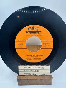 WALLY GONZALEZ Nuestra Boda / Que Bonita Palomita FALCON 2186 VINYL RECORD 7" - Picture 1 of 2