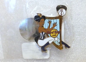 NY YANKEES HARP GIRL 2013 STADIUM HARD ROCK CAFE BRONX NEW YORK MLB PIN BADGE - Picture 1 of 2