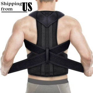 Back Posture Corrector Reduce Illness, Neck Shoulder Support Belt to Relief Pain - Picture 1 of 19