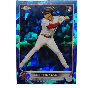 2022 Alek Thomas RC Topps Chrome Update Sapphire US212 Diamondbacks - Picture 1 of 2