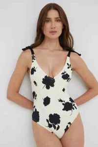 KATE SPADE New York NWT $135 Ivory One Piece Swimsuit Bathing Suit Size Small - Picture 1 of 5