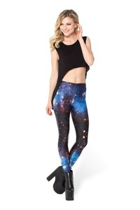 Black Milk Galaxy Regular Size Leggings 