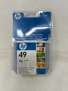 HP 49 Tri-Colour Tintenpatrone Brandneu Versiegelt Abgelaufen Juli 2009/10 - Bild 1 von 3