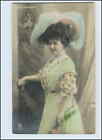 W7E16/ Frauen - Schauspielerin  Betty Darmand  Hutmode Foto AK 1909   (b)