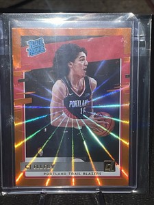 CJ Elleby 2020-21 Donruss Orange Laser SP Rated Rookie Trailblazers #223