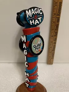 MAGIC HAT BREWING GUITAR FACE LAGER Draft beer tap handle. VERMONT - Picture 1 of 11