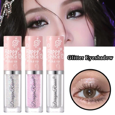 Glitter Shimmer Matte Eyeshadow Liquid Eye Shadow Long Lasting Crystal Cosmetic* - Image 1 of 4