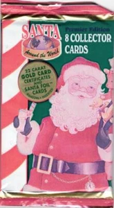 Santa Around the World Trading Card Pack Version 2 - Picture 1 of 5