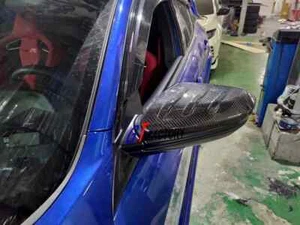 CARBON SIDE MIRROR COVER SET FIT FOR HONDA CIVIC FK8 TYPE R ONLY - Picture 1 of 4