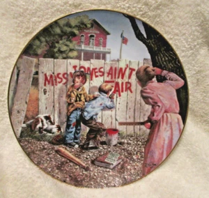 De colección ~ Libertad de Expresión ~ Colección de Platos We The Children ~ 1987 ~ Don Crook ~ 8.5" - Imagen 1 de 10