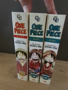One Piece by Eiichiro Oda - LOT of 2 Omnibus 3-in-1 Volumes 25-27, 28-30 Manga - Picture 1 of 5