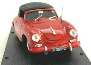 Brumm Porsche 356C Spyder CHIUSA, 1963-65, rojo con tapa negra 1/43 - Imagen 1 de 9